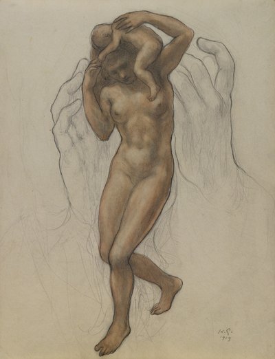 The Burden, 1919 by Khalil Gibran